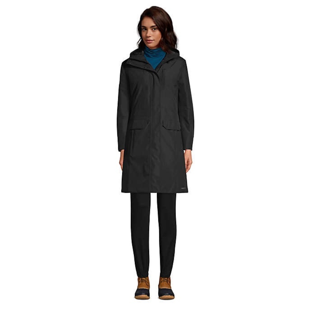 Lands’ End Jacket, black, size medium